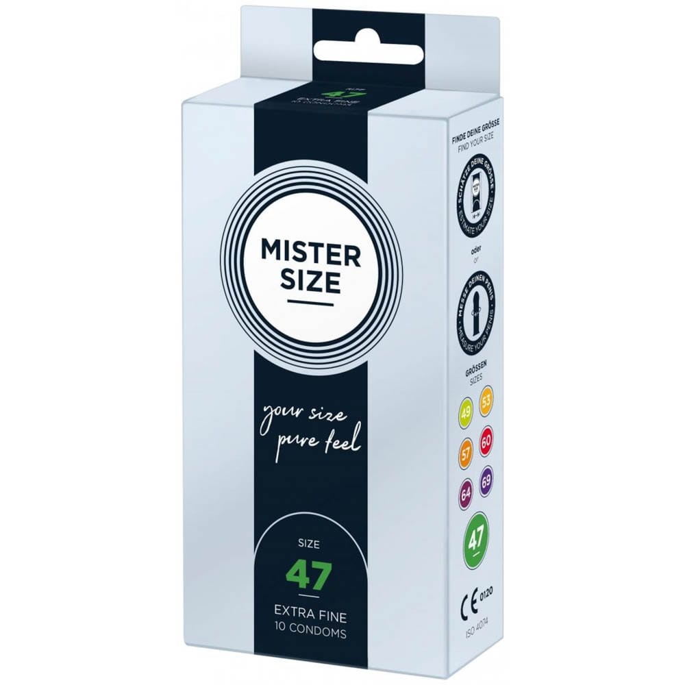 MISTER SIZE 47 mm Condoms 10 pieces | ViPstore.hu - Erotika webáruház #1 - EAN 4260605480027 | SKU MISTER4710