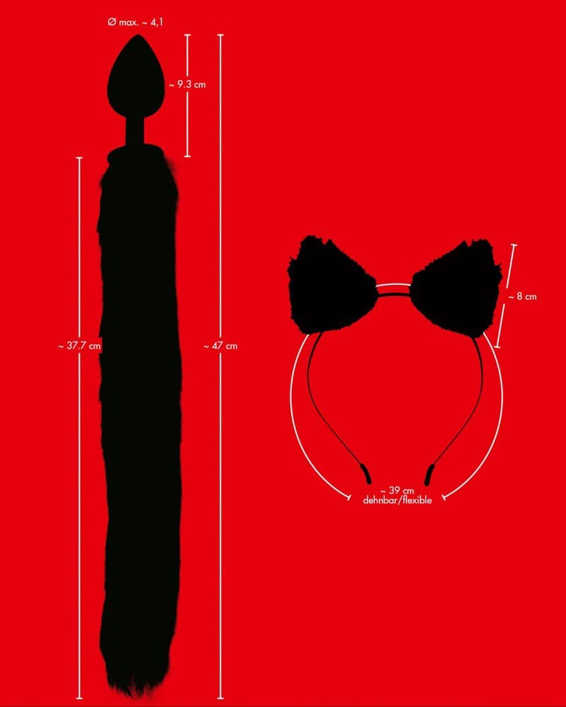 Bad Kitty Pet Play Plug & Ears | ViPstore.hu - Erotika webáruház #8 - EAN 4024144545087 | SKU ORION07001