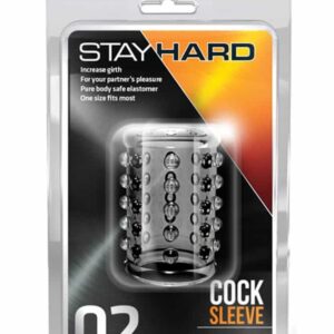 Stay Hard Cock Sleeve 02 Clear | ViPstore.hu - Erotika webáruház #1 - EAN 853858007079 | SKU BLUSH00221