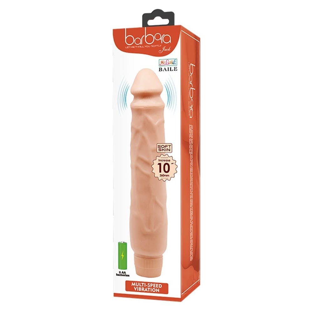 Barbara Jack Realistic Multi-Speed Vibrator 10" | ViPstore.hu - Erotika webáruház #1 - EAN 6959532325997 | SKU DEBRA01449