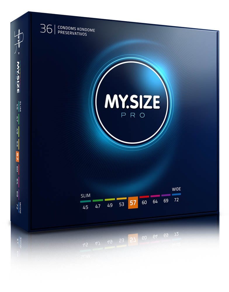 MY SIZE PRO Condoms 57 mm (36 pieces) | ViPstore.hu - Erotika webáruház #1 - EAN 4025838436575 | SKU MSPRO05736