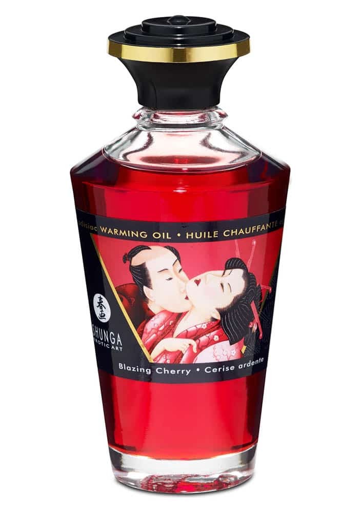 Aphrodisiac Oils Blazing Cherry 100 ml | ViPstore.hu - Erotika webáruház #1 - EAN 697309022002 | SKU SHUNGA0151