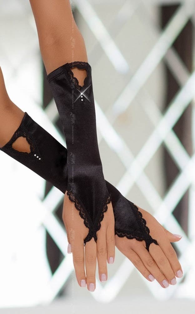 Gloves 7710 - black {} S-L | ViPstore.hu - Erotika webáruház #1 - EAN 5906340728800 | SKU SLC0771010