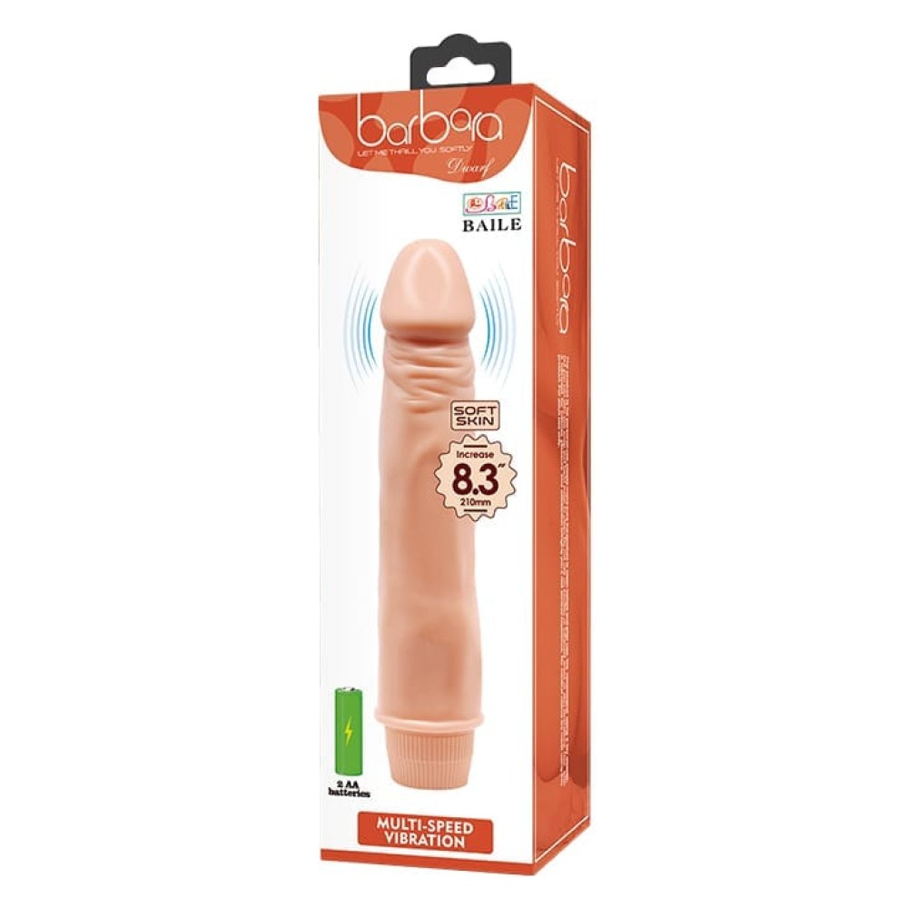 Barbara Dwarf Realistic Multi-Speed Vibrator 8.3" | ViPstore.hu - Erotika webáruház #1 - EAN 6959532325942 | SKU DEBRA01500