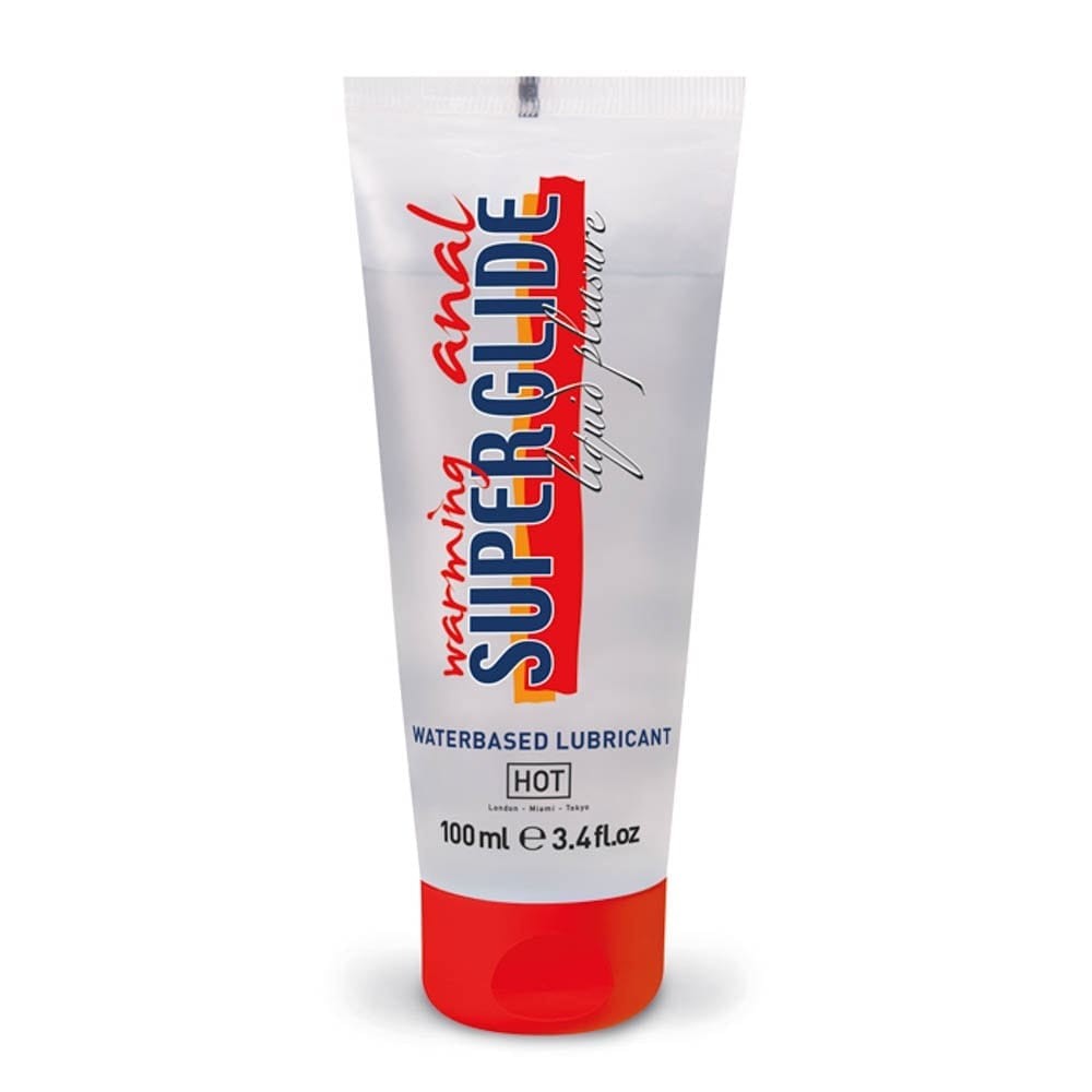 HOT Anal Superglide Warming Liquid Pleasure - waterbased lubricant 100 ml | ViPstore.hu - Erotika webáruház #1 - EAN 4042342003475 | SKU HOT0044044
