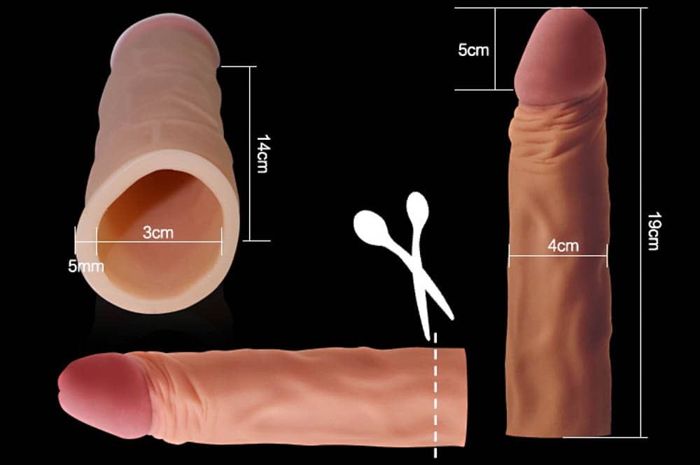 Pleasure X-Tender Penis Sleeve Flesh 1 | ViPstore.hu - Erotika webáruház #3 - EAN 6970260909815 | SKU LVTOY00157