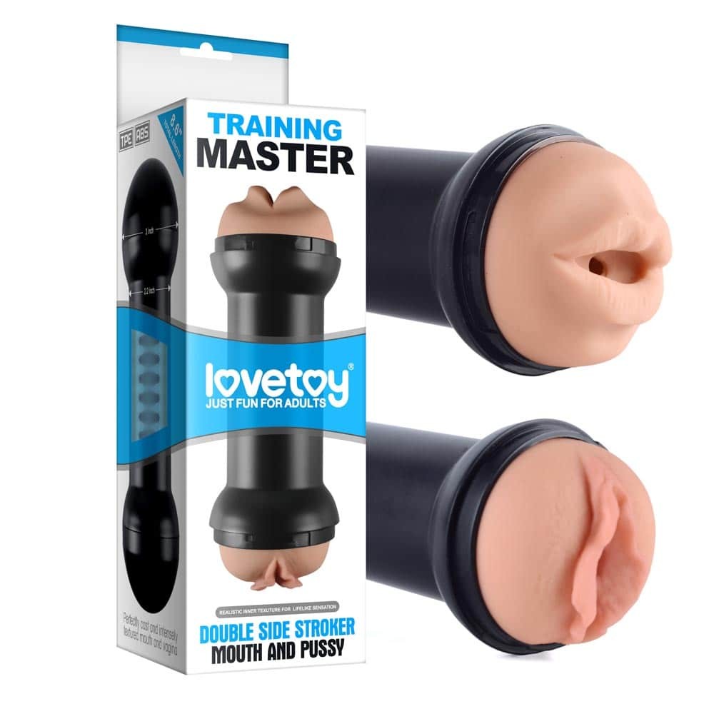 Training Master Double Side Stroker Pussy and Mouth Flesh | ViPstore.hu - Erotika webáruház #1 - EAN 6970260906401 | SKU LVTOY00381