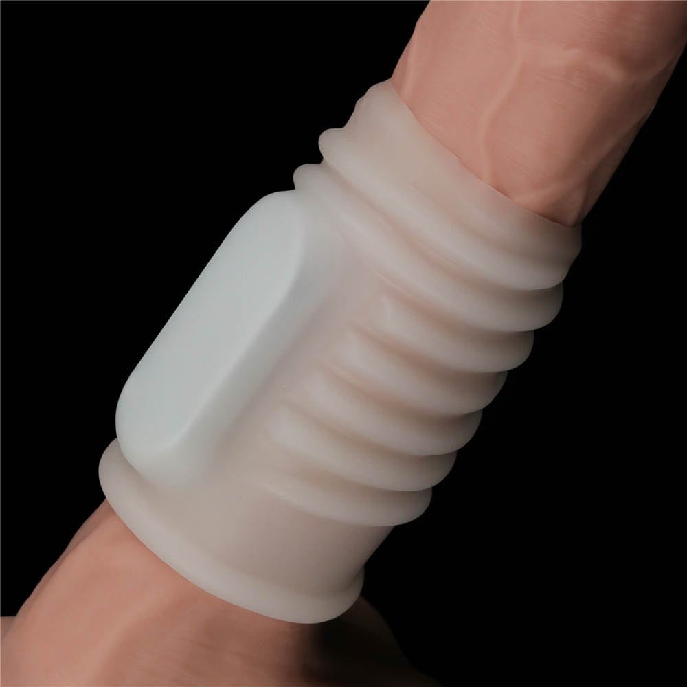 Vibrating Spiral Knights Ring (White) I | ViPstore.hu - Erotika webáruház #4 - EAN 6970260905695 | SKU LVTOY00599