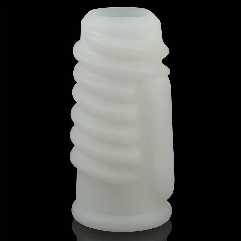 Vibrating Spiral Knights Ring (White) I | ViPstore.hu - Erotika webáruház #6 - EAN 6970260905695 | SKU LVTOY00599
