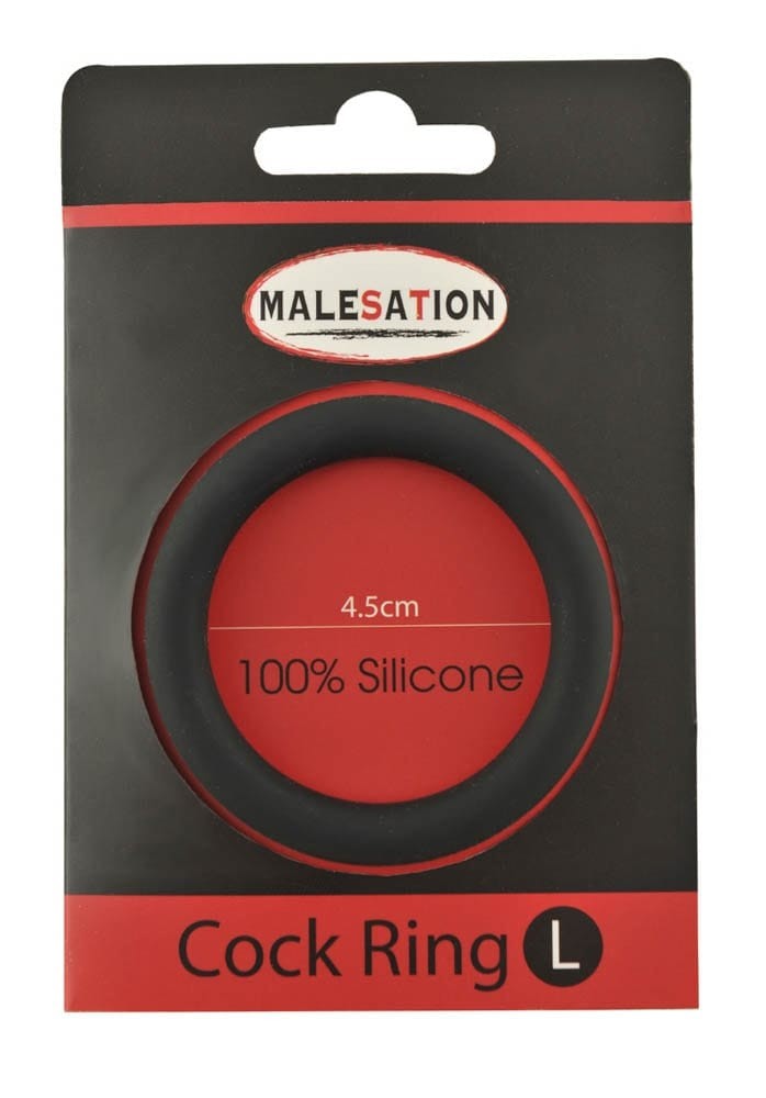 Malesation Silicone Cock Ring Black L | ViPstore.hu - Erotika webáruház #1 - EAN 4041937315016 | SKU MALESA0021
