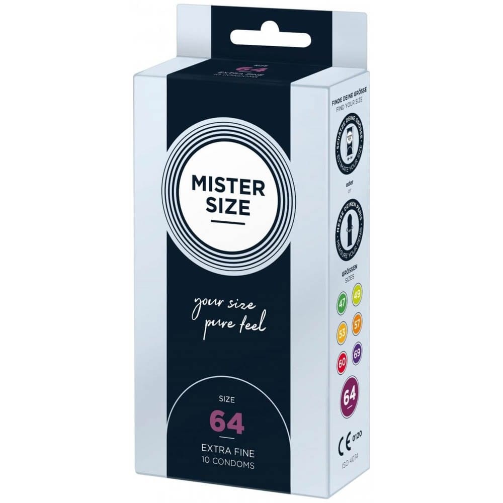MISTER SIZE 64 mm Condoms 10 pieces | ViPstore.hu - Erotika webáruház #1 - EAN 4260605480171 | SKU MISTER6410