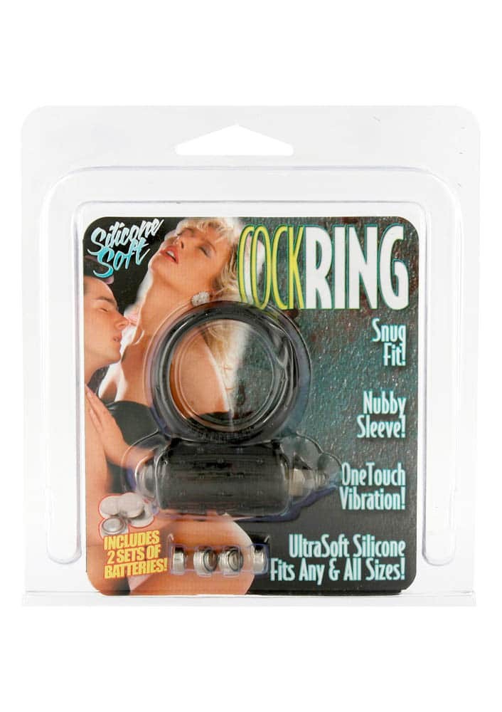 Mini Vibrating Cockring Black | ViPstore.hu - Erotika webáruház #2 - EAN 4890888119187 | SKU SEVCR00373