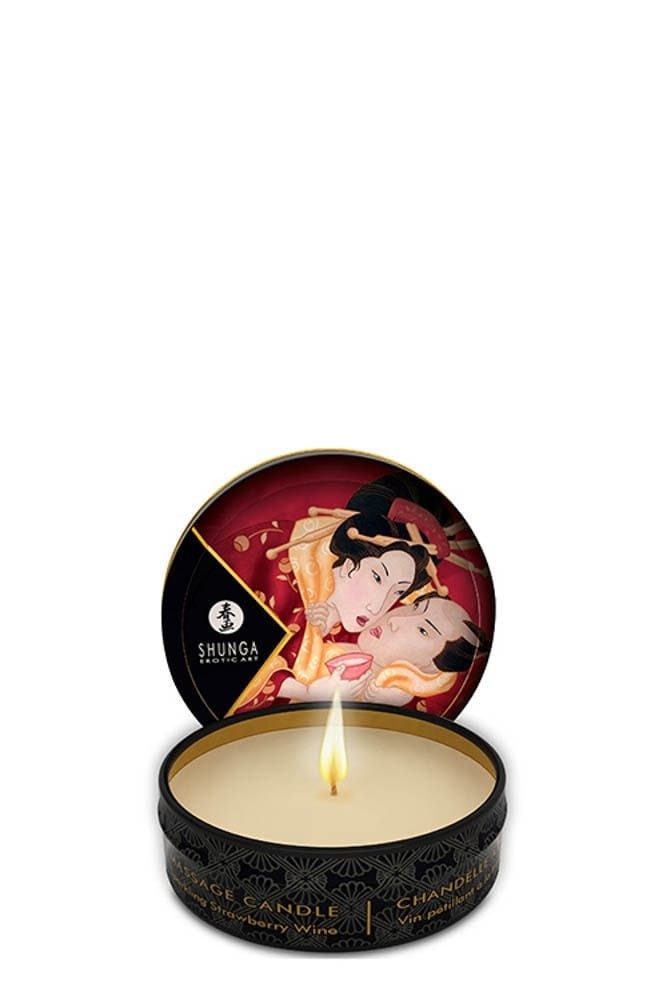 Mini Massage Candle 30ml/1oz Romance / Strawberry Spark.W. | ViPstore.hu - Erotika webáruház #1 - EAN 697309046084 | SKU SHUNGA0121