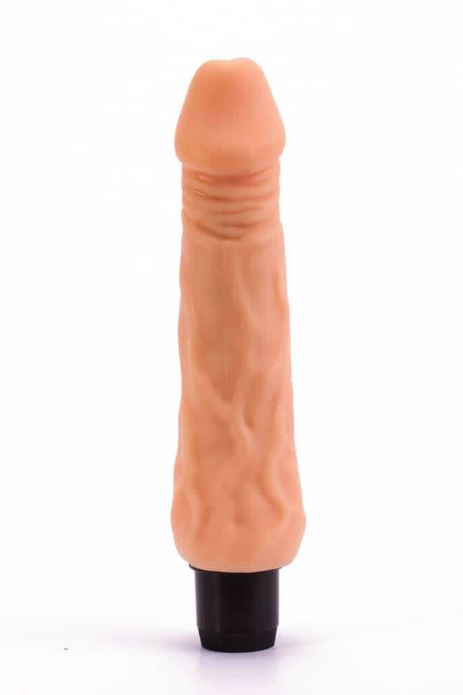 8'' Real Feel Cyberskin Vibrator | ViPstore.hu - Erotika webáruház #3 - EAN 6970260901642 | SKU LVTOY00016