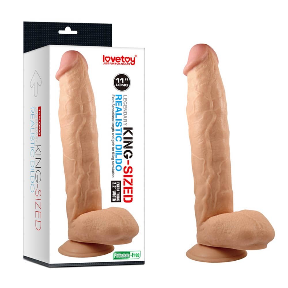 11" Legendary King-Sized Realistic Dildo | ViPstore.hu - Erotika webáruház #1 - EAN 6970260901581 | SKU LVTOY00194