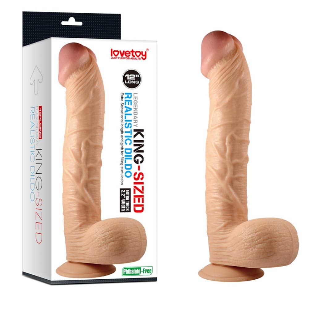 12" Legendary King-sized  Realistic Dildo | ViPstore.hu - Erotika webáruház #1 - EAN 6970260901598 | SKU LVTOY00195