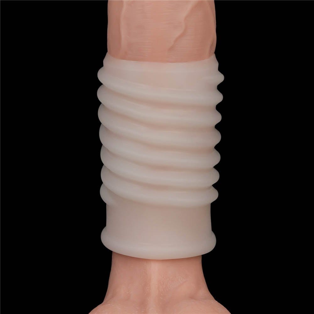 Vibrating Spiral Knights Ring (White) I | ViPstore.hu - Erotika webáruház #5 - EAN 6970260905695 | SKU LVTOY00599
