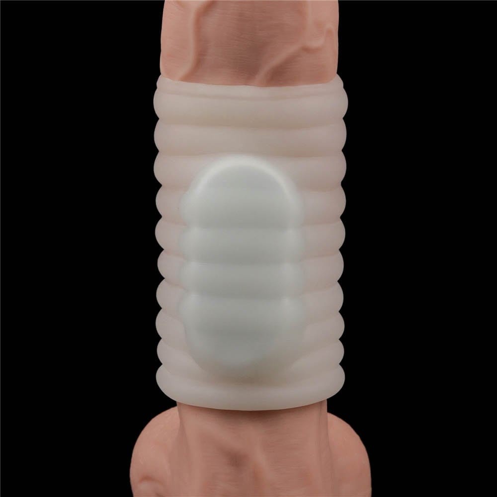 Vibrating Spiral Knights Ring (White) IV | ViPstore.hu - Erotika webáruház #2 - EAN 6970260907453 | SKU LVTOY00602
