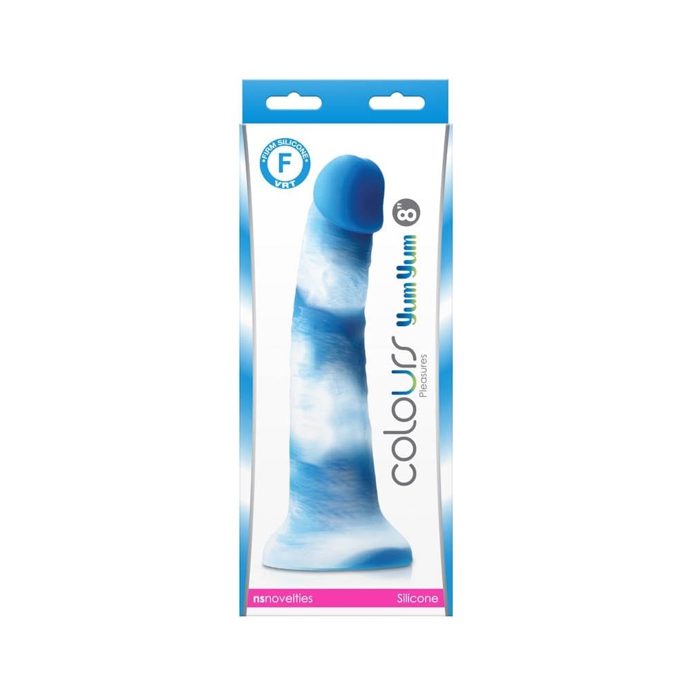 Colours - Pleasures - Yum Yum  8" Dildo - Blue_B15O25_3 | ViPstore.hu - Erotika webáruház #1 - EAN 657447103995 | SKU NSTOYS0871