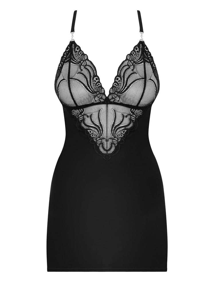 828-CHE-1 chemise & thong S/M | ViPstore.hu - Erotika webáruház #3 - EAN 5901688216187 | SKU OBSES00102