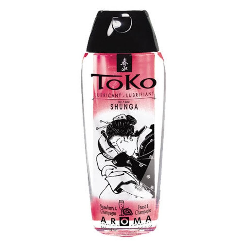 Toko Aroma Lubricant Champagne Strawberry 165ml | ViPstore.hu - Erotika webáruház #1 - EAN 697309064019 | SKU SHUNGA0041