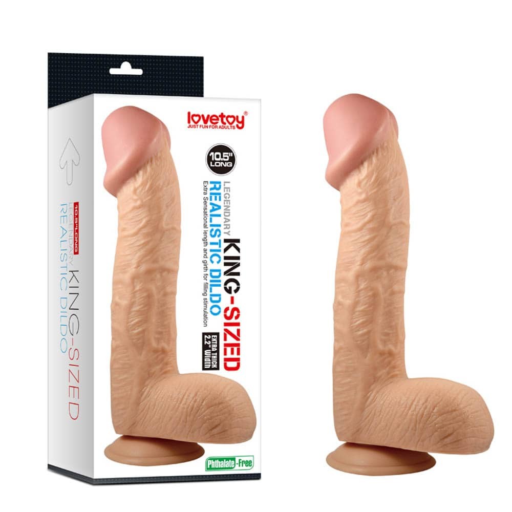 10.5" Legendary King-Sized  Realistic Dildo | ViPstore.hu - Erotika webáruház #1 - EAN 6970260901574 | SKU LVTOY00193