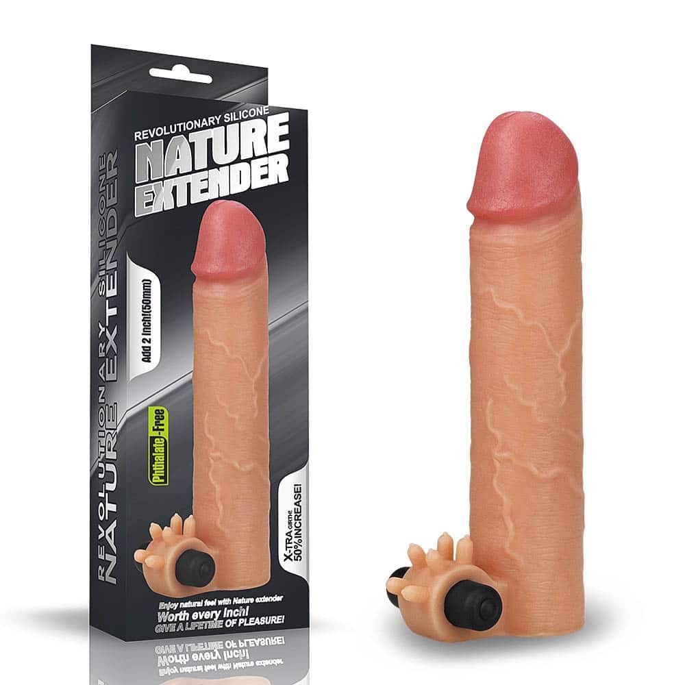 Add 2" Vibrating Silicone Extender | ViPstore.hu - Erotika webáruház #1 - EAN 6970260907101 | SKU LVTOY00422