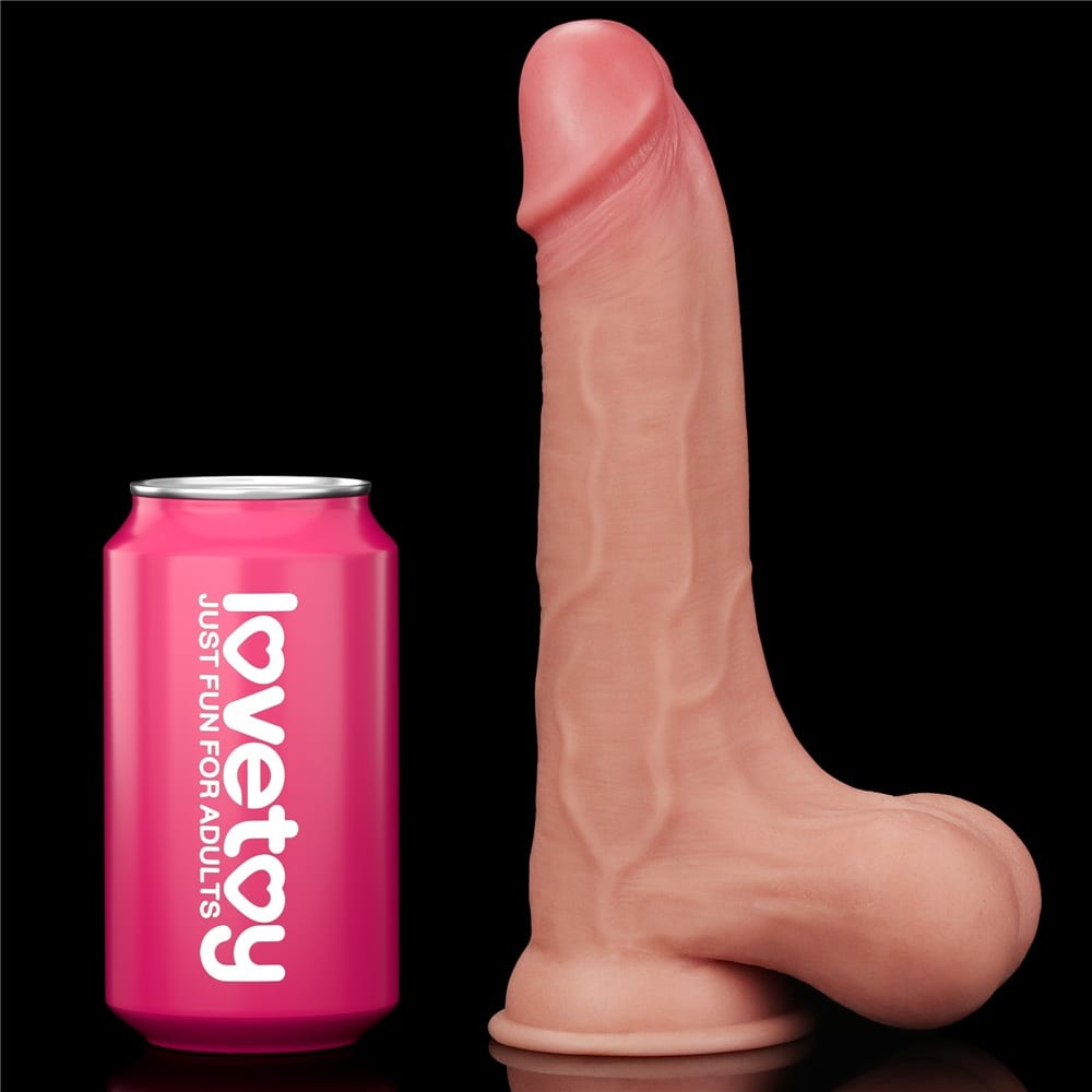 8.5'' Sliding Skin Dual Layer Dong - Whole Testicle | ViPstore.hu - Erotika webáruház #3 - EAN 6970260906388 | SKU LVTOY00527
