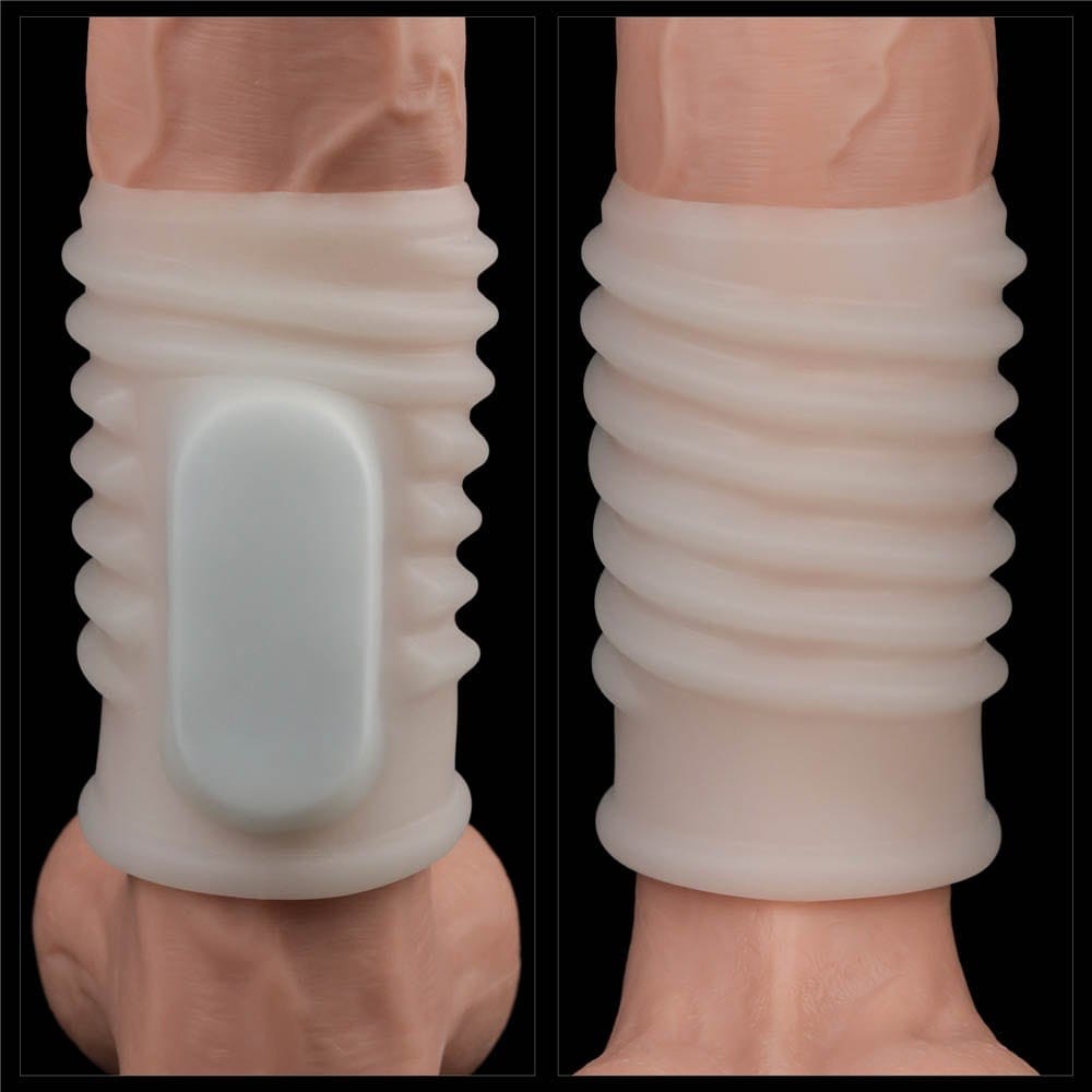 Vibrating Spiral Knights Ring (White) I | ViPstore.hu - Erotika webáruház #2 - EAN 6970260905695 | SKU LVTOY00599
