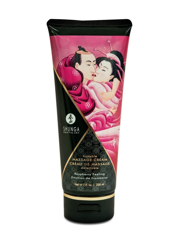 Kissable Massage Cream Raspberry Feeling 200 ml | ViPstore.hu - Erotika webáruház #1 - EAN 697309041010 | SKU SHUNGA0131