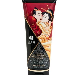 Kissable Massage Cream Sparkling Strawberry Wine 200 ml | ViPstore.hu - Erotika webáruház #1 - EAN 697309041089 | SKU SHUNGA0133