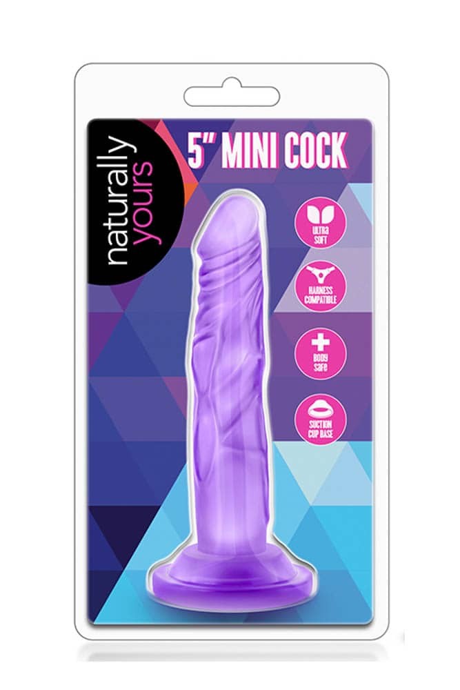 Naturally Yours 5 inch Mini Cock Purple | ViPstore.hu - Erotika webáruház #1 - EAN 819835020264 | SKU BLUSH00650