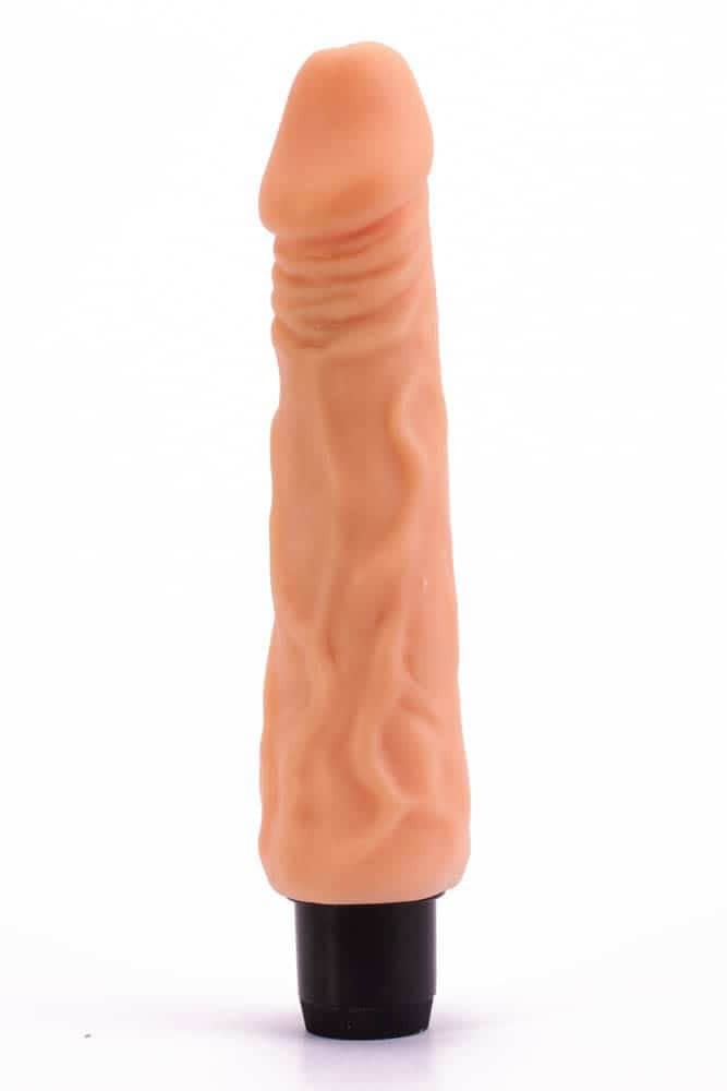 8'' Real Feel Cyberskin Vibrator | ViPstore.hu - Erotika webáruház #4 - EAN 6970260901642 | SKU LVTOY00016