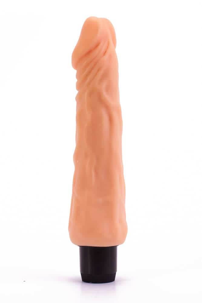8'' Real Feel Cyberskin Vibrator | ViPstore.hu - Erotika webáruház #5 - EAN 6970260901642 | SKU LVTOY00016