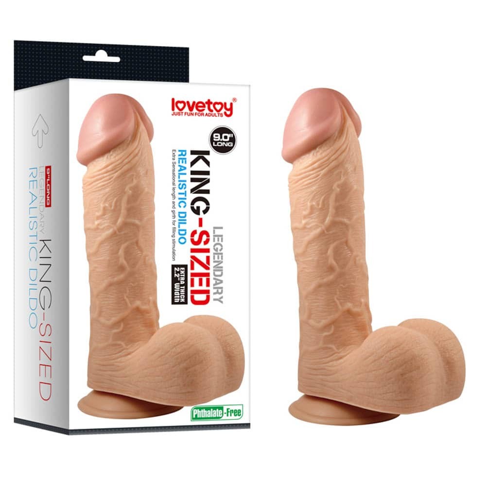 9" Legendary King-Sized Realistic Dildo | ViPstore.hu - Erotika webáruház #1 - EAN 6970260901567 | SKU LVTOY00192