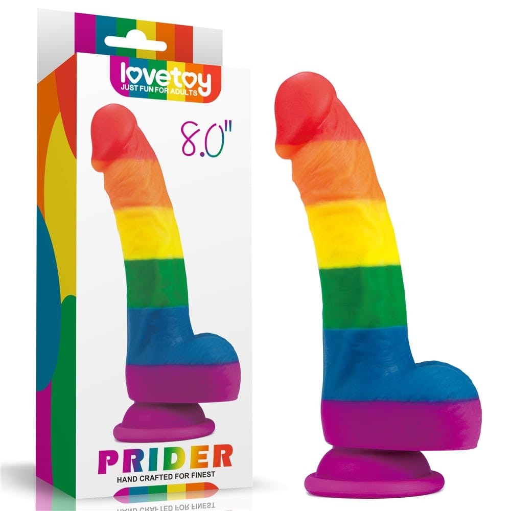 8'' Prider Dildo | ViPstore.hu - Erotika webáruház #1 - EAN 6970260908221 | SKU LVTOY00540