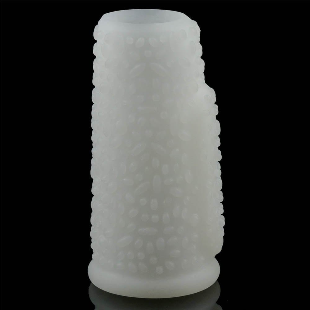 Vibrating Spiral Knights Ring (White) II | ViPstore.hu - Erotika webáruház #6 - EAN 6970260905787 | SKU LVTOY00600