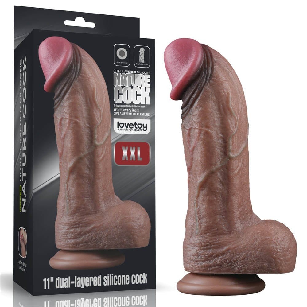 11'' Dual Layered Silicone Cock XXL | ViPstore.hu - Erotika webáruház #1 - EAN 6970260900676 | SKU LVTOY00637