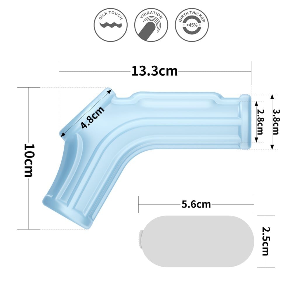 Vibrating Ridge Knights Ring with Scrotum Sleeve_B15O50_1 | ViPstore.hu - Erotika webáruház #3 - EAN 6970260900577 | SKU LVTOY00663