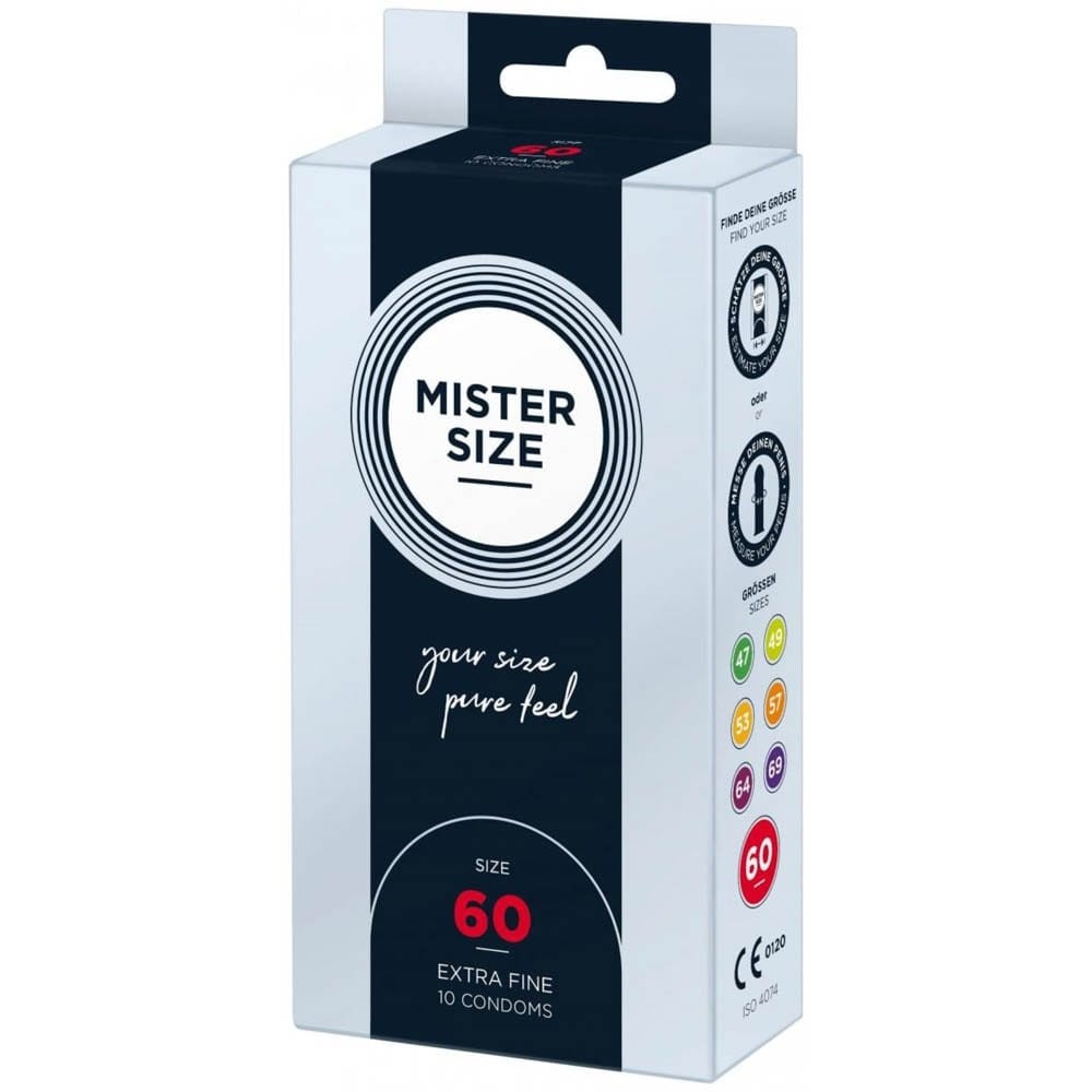 MISTER SIZE 60 mm Condoms 10 pieces | ViPstore.hu - Erotika webáruház #1 - EAN 4260605480140 | SKU MISTER6010