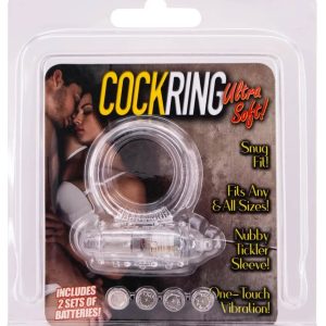 Cockring Silicone Vibrating Clear | ViPstore.hu - Erotika webáruház #1 - EAN 4890888120398 | SKU SEVCR00415