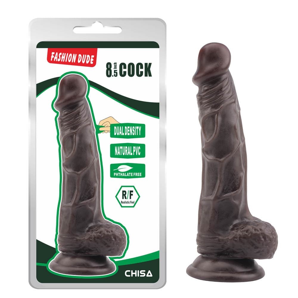 Fashion Dude 8.5 Inch Cock Brown | ViPstore.hu - Erotika webáruház #1 - EAN 759746743237 | SKU CHISA00198