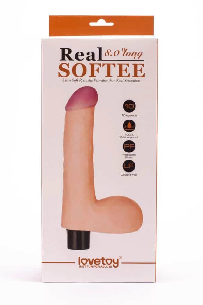 8" Real Softee Vibrating Dildo 4 | ViPstore.hu - Erotika webáruház #1 - EAN 6970260900331 | SKU LVTOY00014