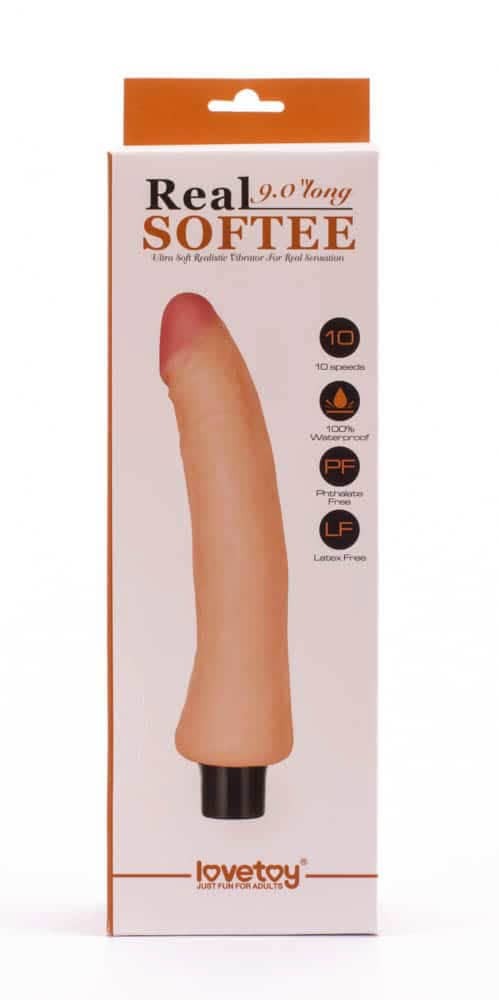 9" Real Softee Vibrating Dildo  5 | ViPstore.hu - Erotika webáruház #1 - EAN 6970260900348 | SKU LVTOY00015