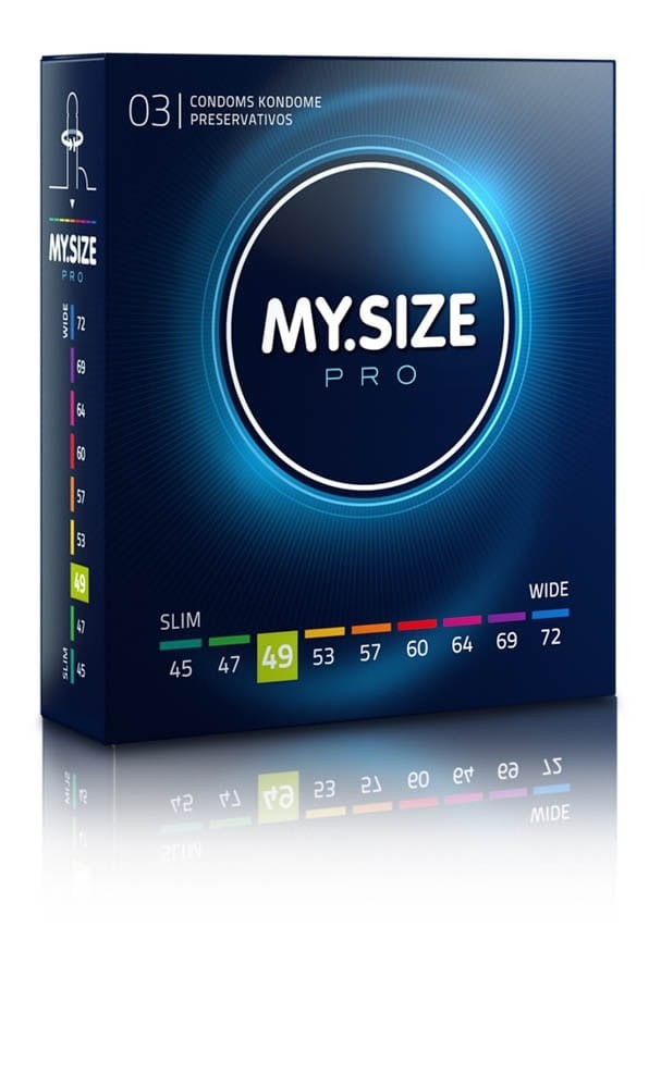 MY SIZE PRO Condoms 49 mm (3 pieces) | ViPstore.hu - Erotika webáruház #1 - EAN 4025838403492 | SKU MSPRO04903