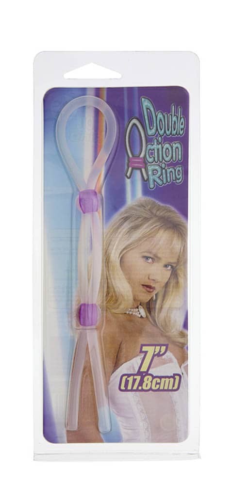 7 inch Silicon Cock Ring With 2 Beads Lavender | ViPstore.hu - Erotika webáruház #1 - EAN 4892503028003 | SKU NMC0000332