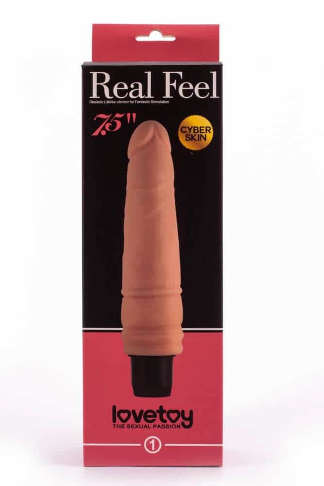 7.5" Real Feel Cyberskin Vibrator | ViPstore.hu - Erotika webáruház #1 - EAN 6970260901659 | SKU LVTOY00017
