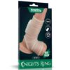 Vibrating Silk Knights Ring with Scrotum Sleeve (White) III | ViPstore.hu - Erotika webáruház #1 - EAN 6970260900522 | SKU LVTOY00605