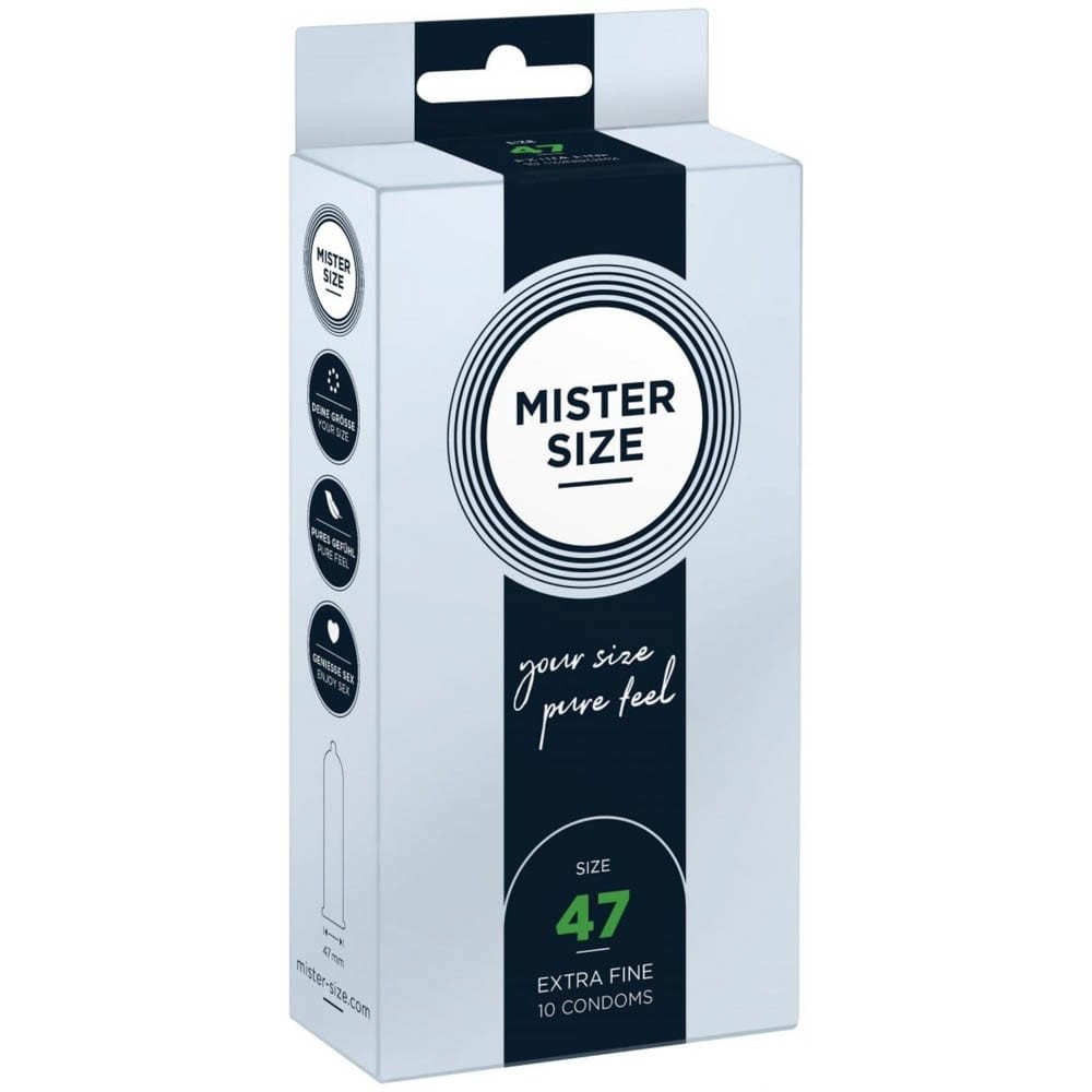 MISTER SIZE 47 mm Condoms 10 pieces | ViPstore.hu - Erotika webáruház #2 - EAN 4260605480027 | SKU MISTER4710