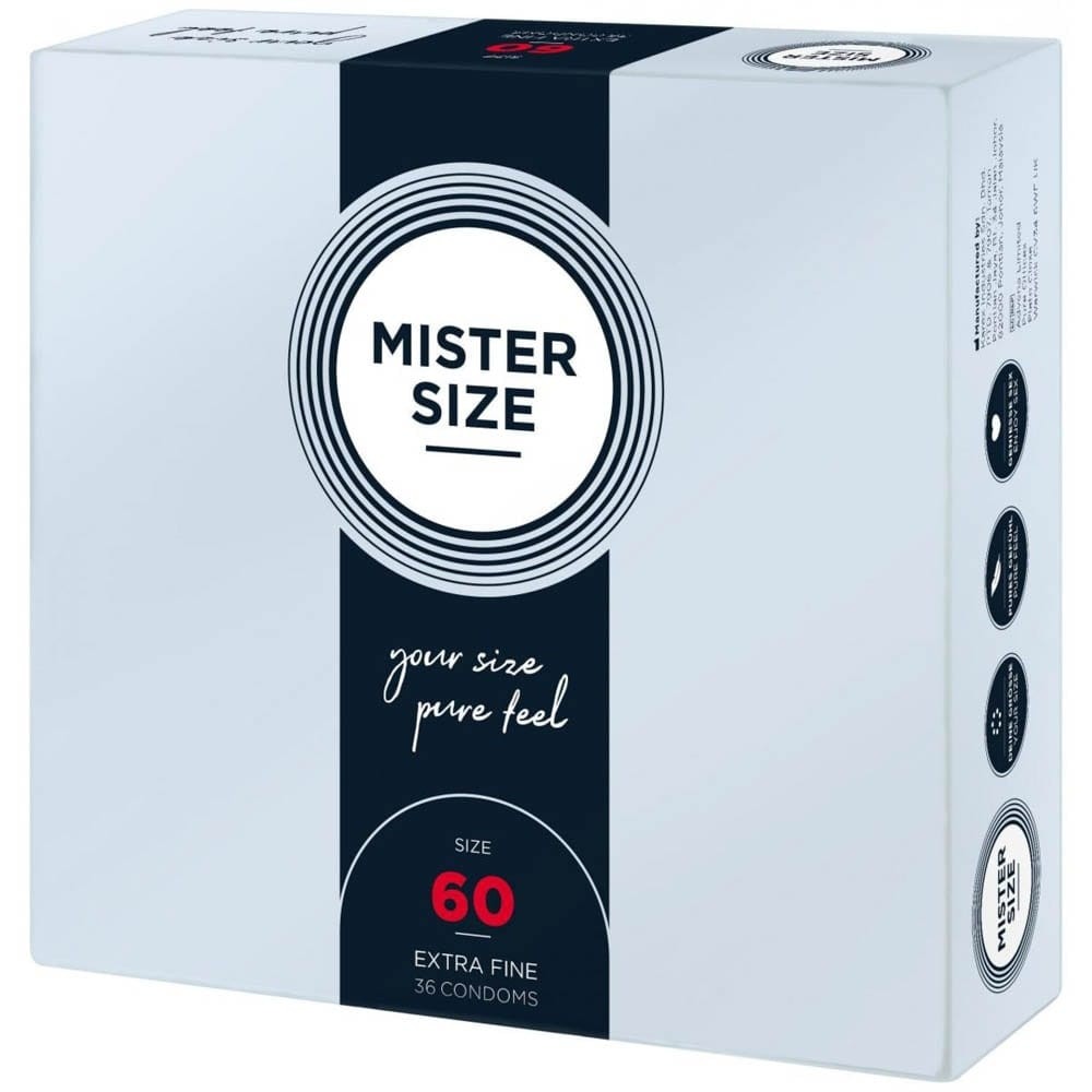 MISTER SIZE 60 mm Condoms 36 pieces | ViPstore.hu - Erotika webáruház #1 - EAN 4260605480157 | SKU MISTER6036